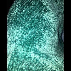 Macy’s Teal chenille sweater